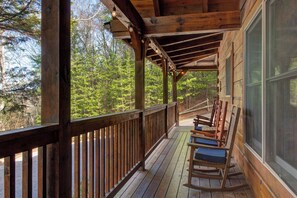 Black Bear Lodge's relaxing deck