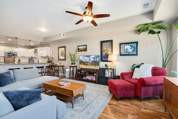 Unit B | Living Room, Dining Area and Kitchen
