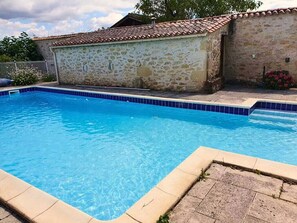 Secure pool, fully fenced.