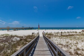 Private beach access