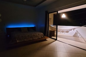 You room at night time