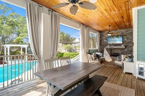 Covered Back Patio Porch