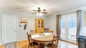 Dining Room | Upper Floor | 2-Story Home | Dishware & Flatware