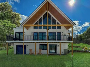 Photo virtually landscaped as the home was completed in the winter. 