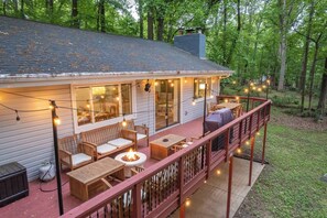 Our deck is great for relaxing and enjoying the outdoors