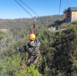 Ziplining