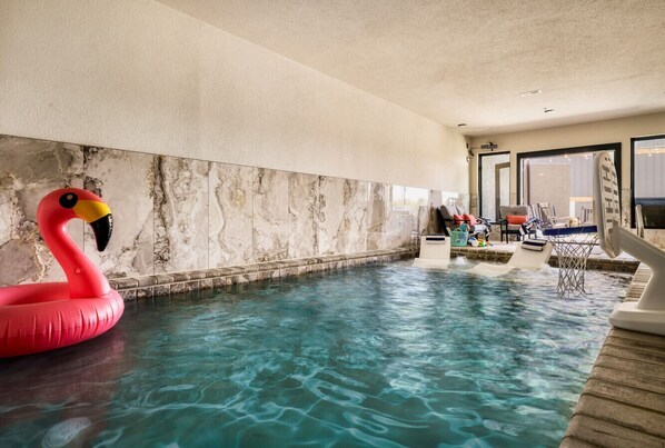 Private indoor pool!