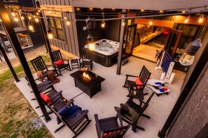 Cozy up around the fire pit in the evenings!