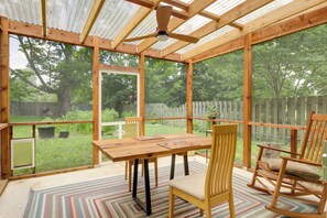 Screened Porch | Fenced-In Yard