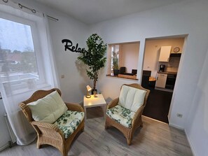 Relaxecke im Wohnzimmer