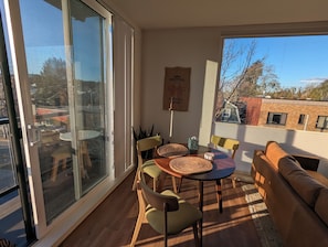 Dining area and balcony