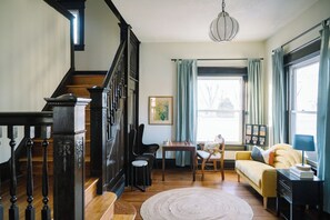 Reading couch and game area