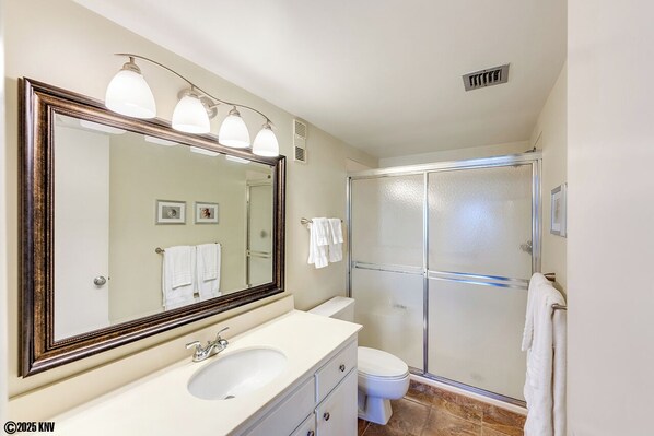 Master Bath has a Walk In Shower