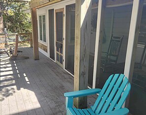 Front Deck and Screened Porch of Main House