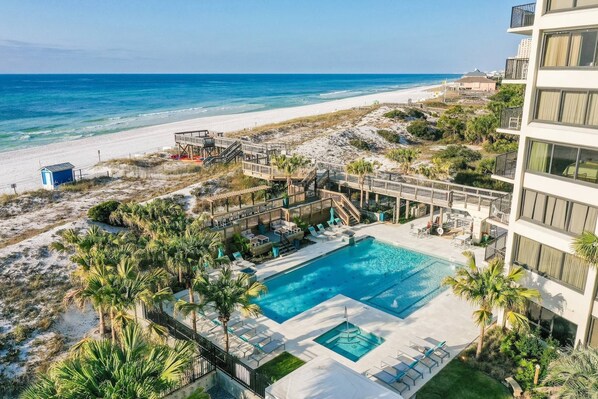 Aerial of Beachside Resort