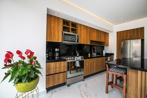 Sleek kitchen - Fully equipped