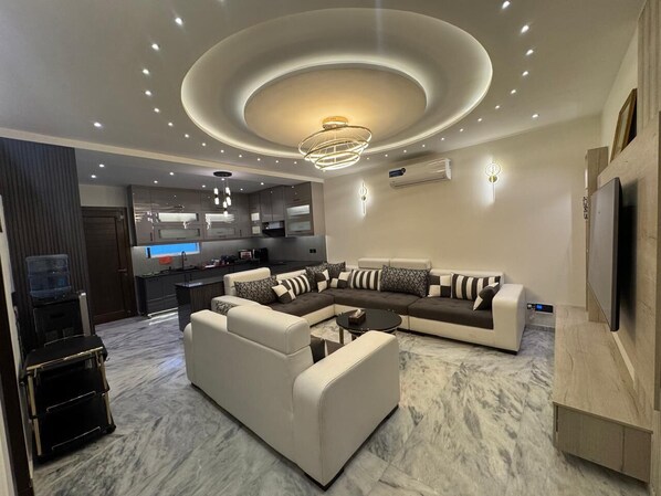 Open Kitchen and a Living room