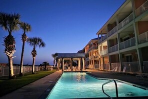 Evening Pool View