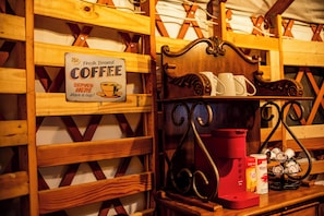 Coffee and/or coffee maker