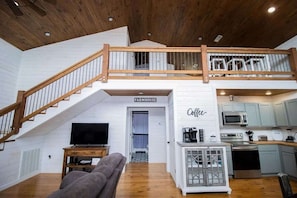 A haven of warmth and comfort, where rustic charm meets modern convenience. A perfect blend of tranquility and functionality.