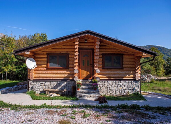 Our cabin from the outside. 