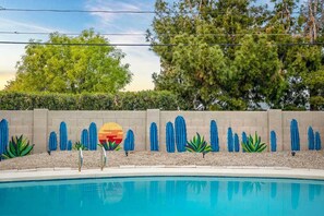 Pool with Mural