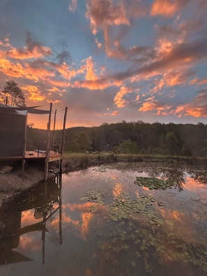 Glorious sunsets and night stars