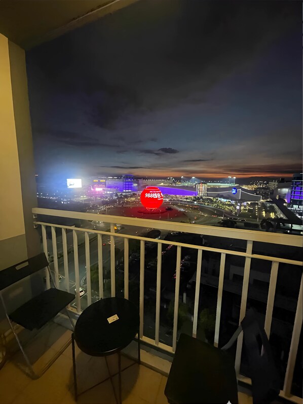 Udsigt fra balkon