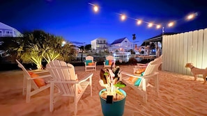 Twilight magic on our secluded beach retreat just outside the bungalows.