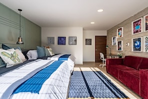 Spacious bedroom with ample natural light, making it a peaceful retreat