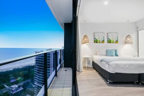 Primary bedroom with ocean view