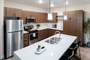 Fully stocked kitchen with everything you need