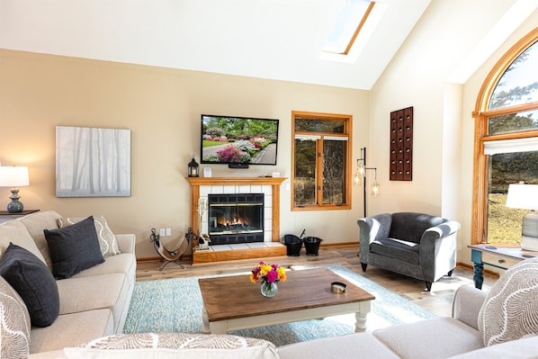 Bright and airy living room