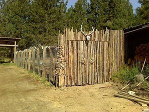 The front picture of our garden area.