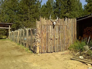 The front picture of our garden area.