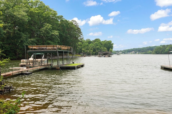 Fun for All! upper dock and lower platform.