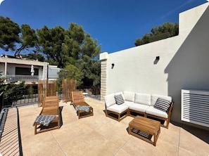 Terrasse vue sur mer