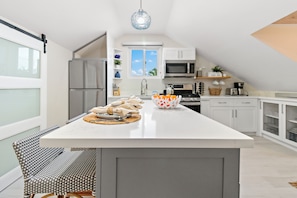 Kitchen and dining area