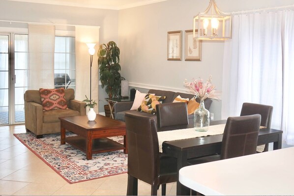 Enjoy family time in this large open living room!
