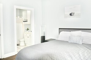 Rest and relax in King Sized Master bed!