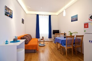 Dining and living area