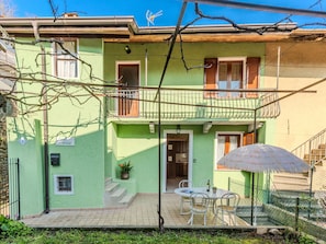 Wohngebiet, Haus, Zuhause, Tür, Veranda, Balkon, Estate, Farbe, Zimmerpflanze, Geländer