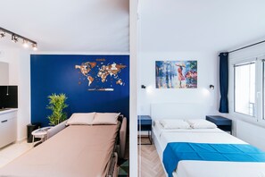 Living room & sleeping area