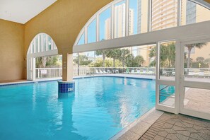 Indoor and outdoor pool