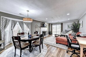 Living/Dining from entry perspective