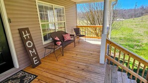 Cozy front porch