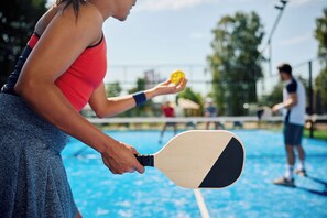 Pickleball Court: Dive into fun and friendly competition right at your doorstep!