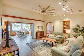 Property Interior | Single-Story Home | Free WiFi | Central A/C | Electric Heat