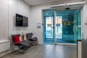 Interior entrance