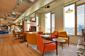 Sittområde i lobbyn